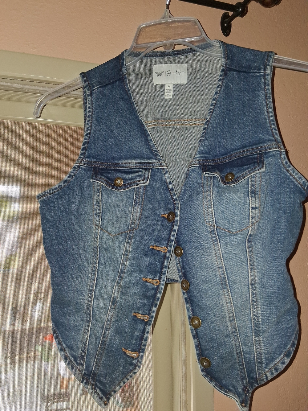 Denim Vest Women’s Jean Vest - Blue